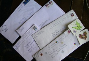 Image of Letters in the Mail in support of the new Karyn Ellis album out in 2013.